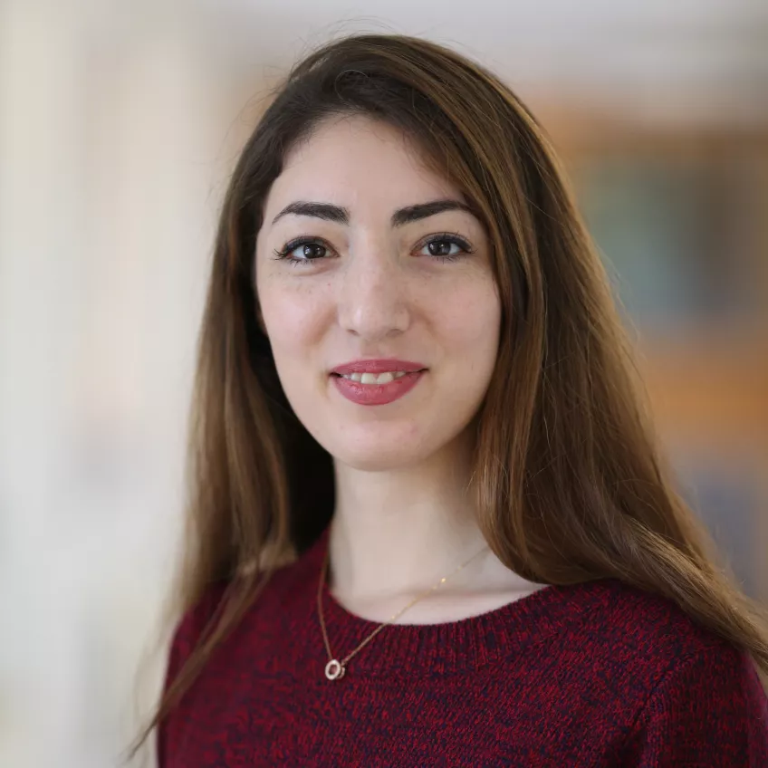 Azin Khodaverdi, MSc, PhD-student. Photo.
