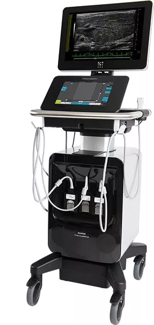 Ultrasound equipment VEVO F2. Photo.